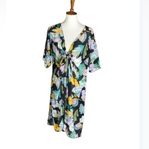 Lularoe Shirley sheer kimono with floral print Size Small